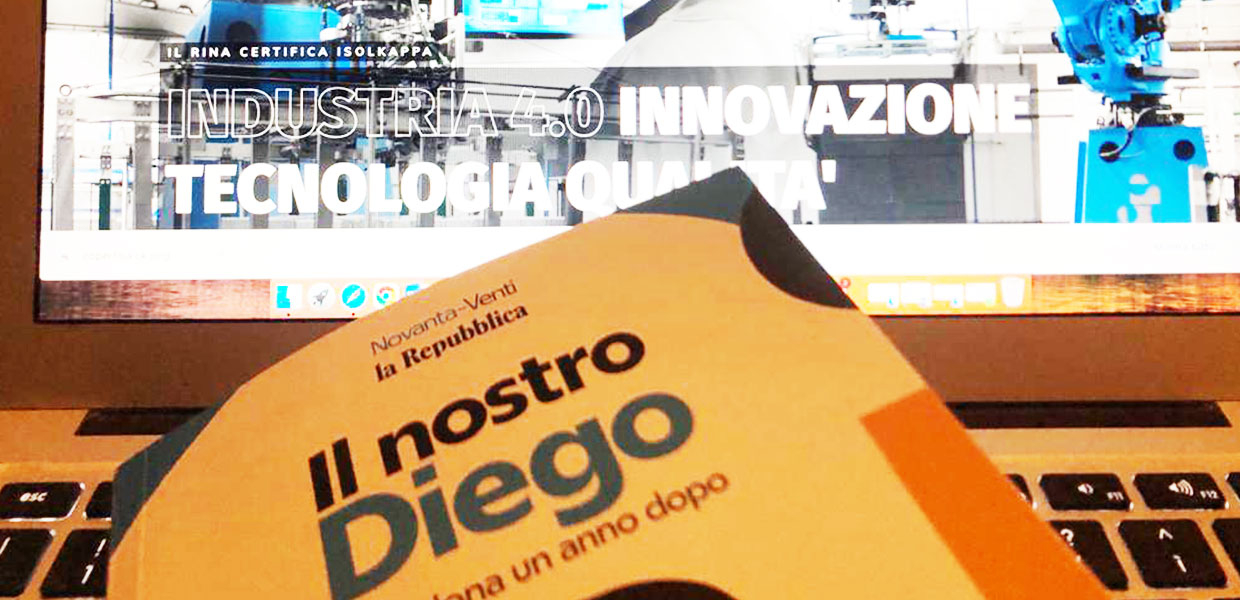 Maradona, Isolkappa tra i sostenitori del libro “Il nostro Diego”  L’AD Rinaldi: “Sosteniamo la cultura in tutte le sue forme”