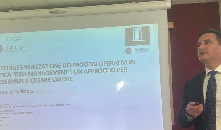 Reingegnerizzazione dei processi operativi in ottica di “risk management”.  Alla Sapienza il case study Isolkappa