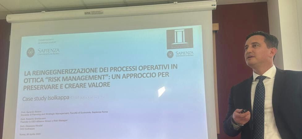 Reingegnerizzazione dei processi operativi in ottica di “risk management”. Alla Sapienza il case study Isolkappa