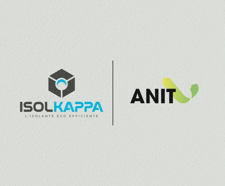 L'immagine rappresenta la partnership tra Isolkappa e ANIT